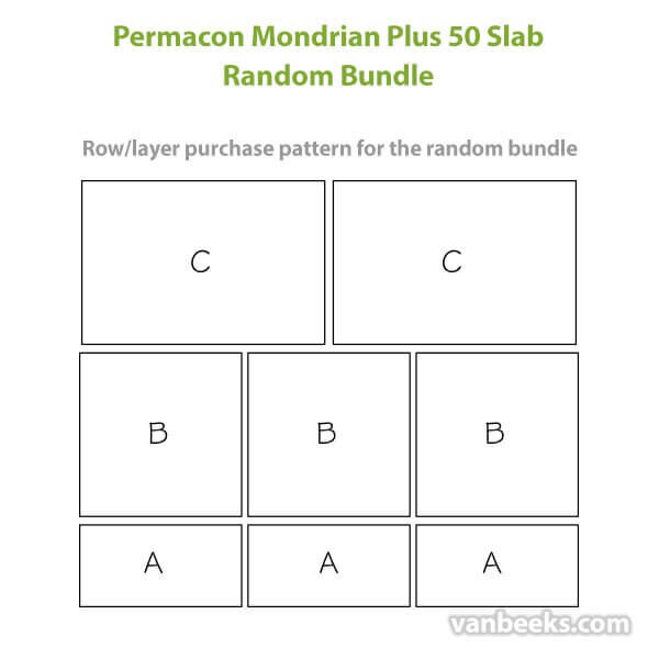 Permacon Mondrian Plus 50 Slab